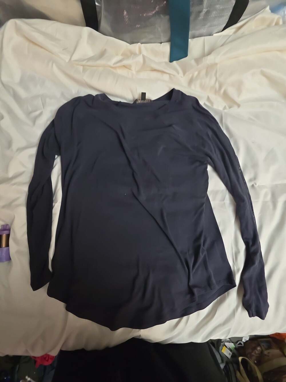 Athleta Women's Black Long Sleeve Athletic Shirt XS